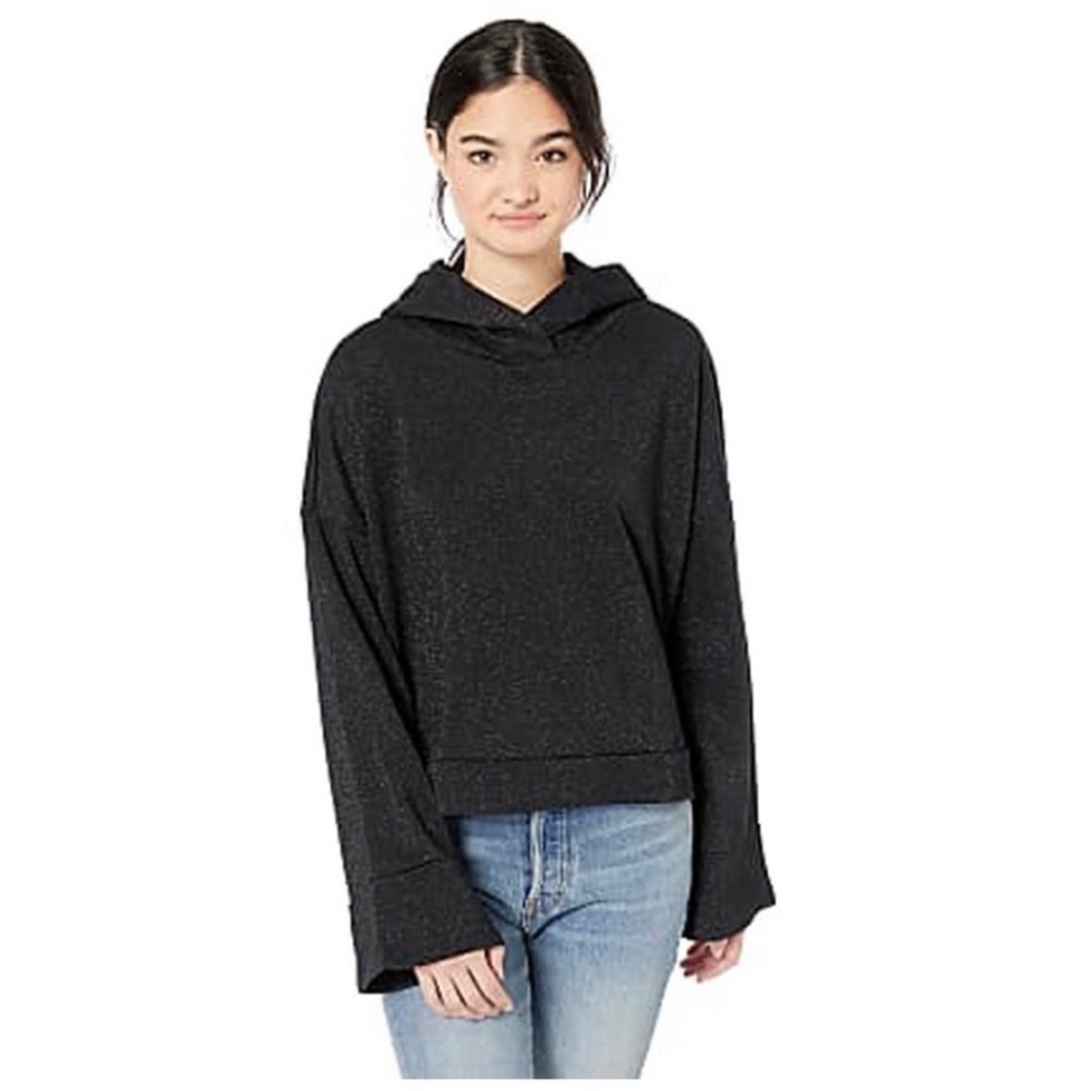 NWOT BB Dakota Lurex French Terry Hoodie Size Black